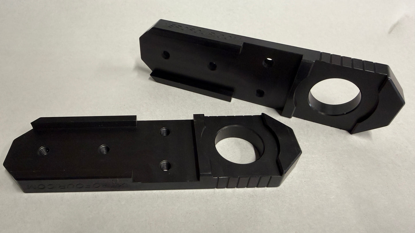 KTM / Husqvarna - Moto Ice Fender 25mm Rear Axle Block Set BLACK